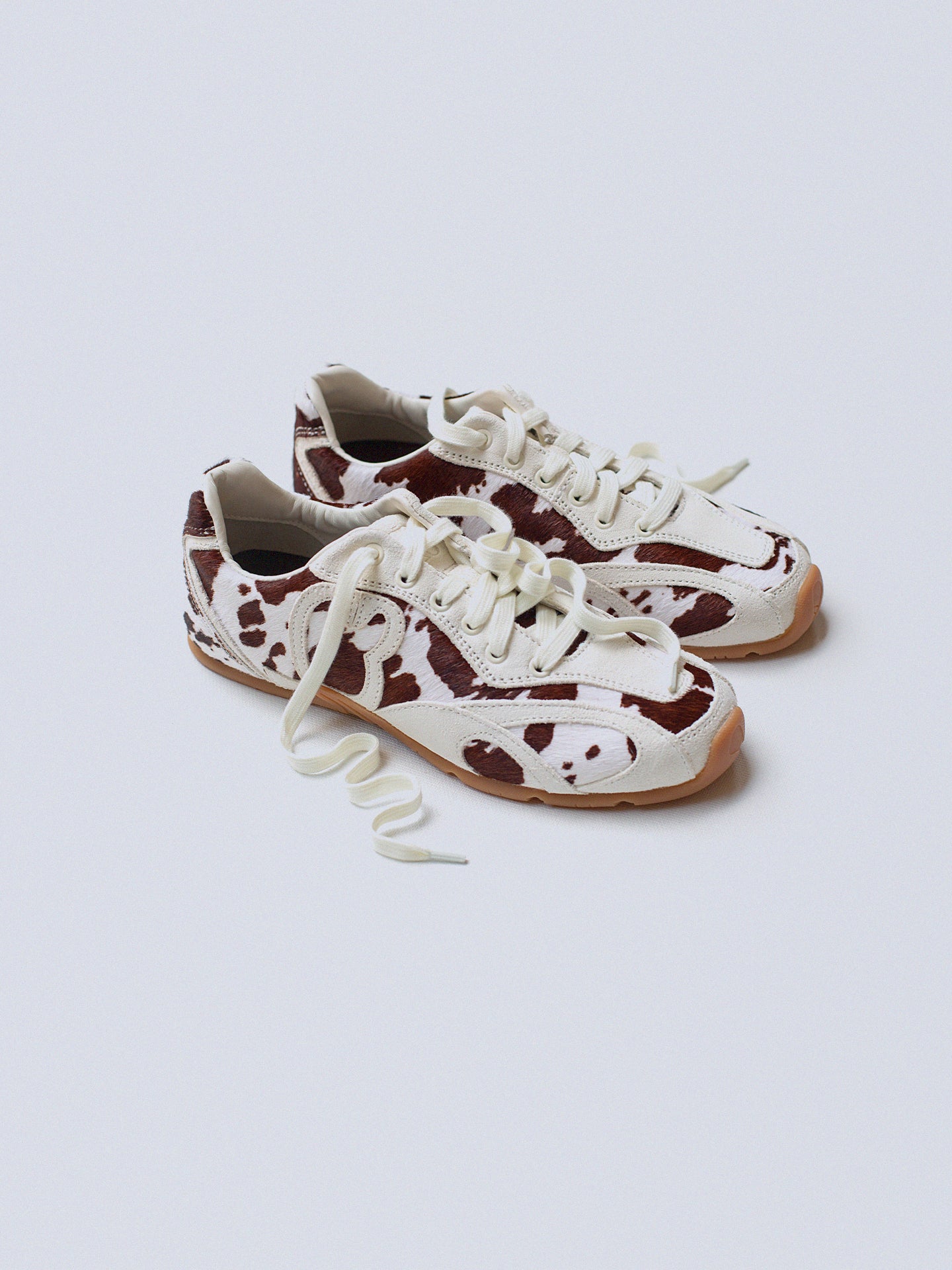 OBJECT SUEDE LOW-TOP SNEAKERS