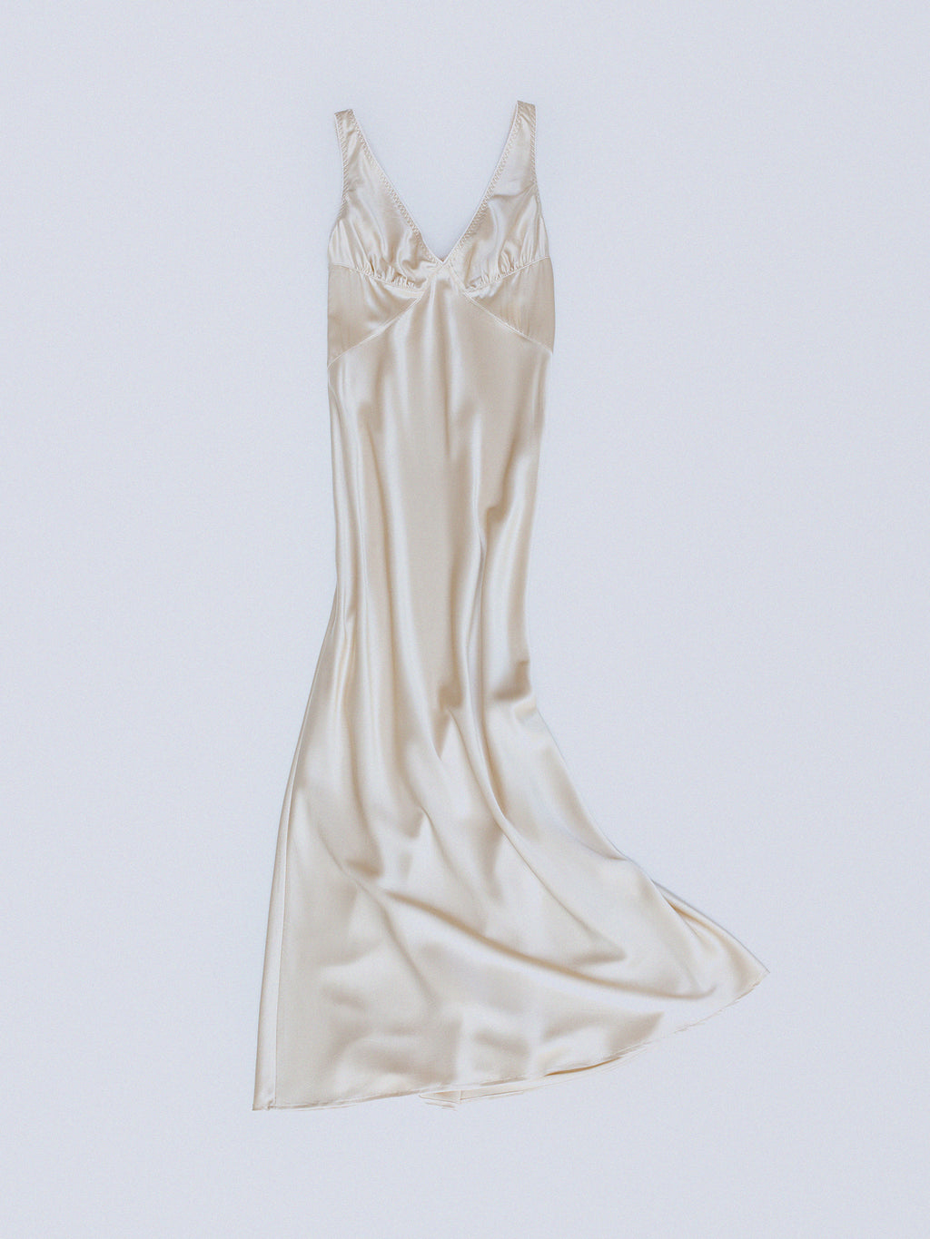 INFATUATED SILK MAXI DRESS