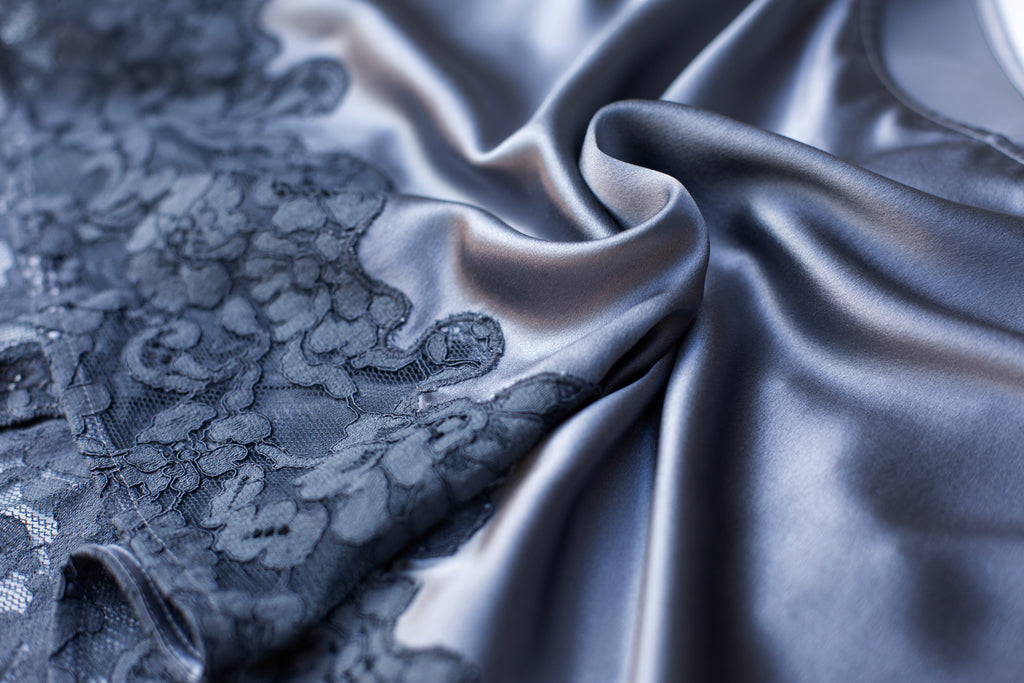 INFATUATED SILK MINI SKIRT