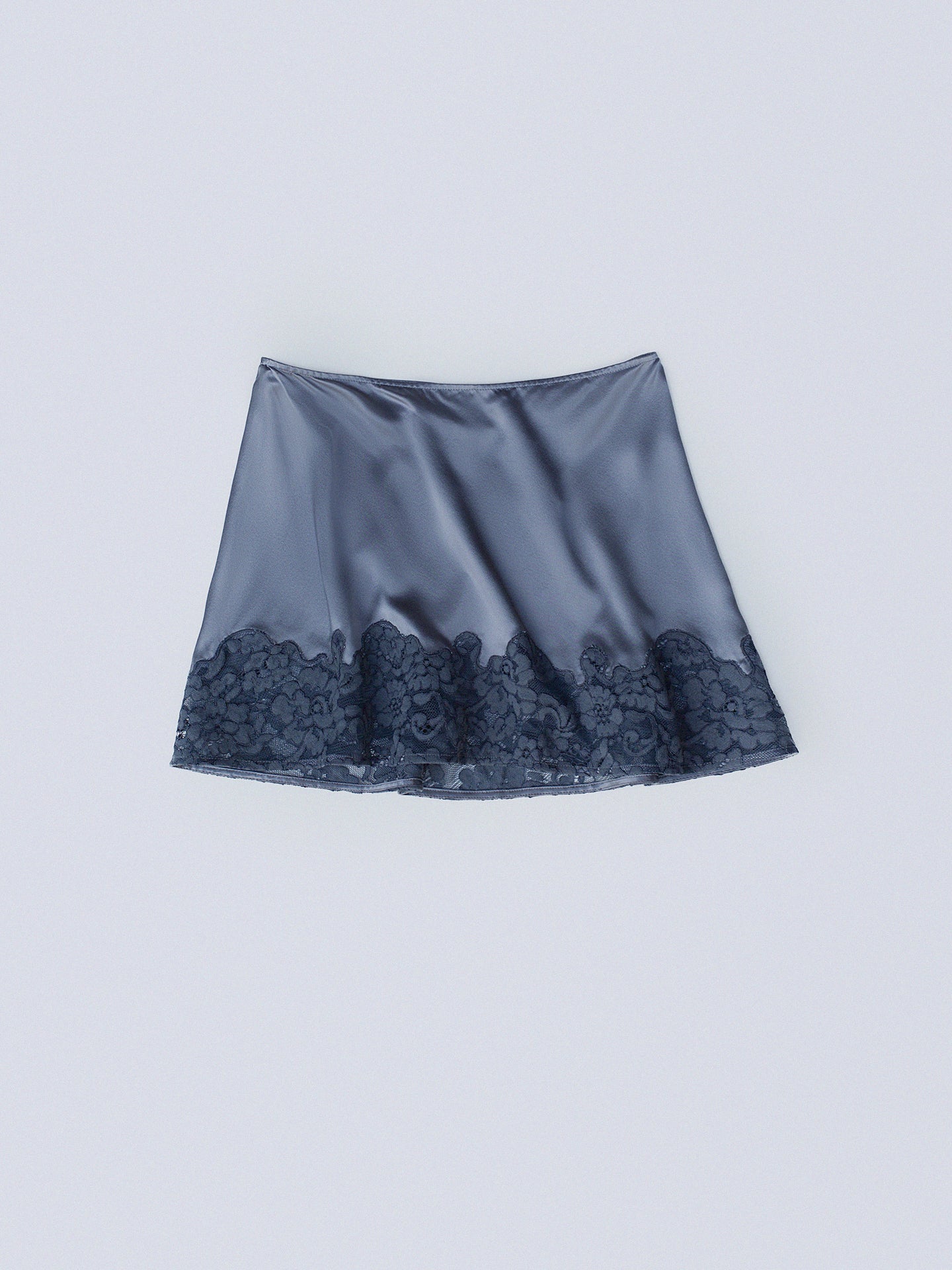 INFATUATED SILK MINI SKIRT