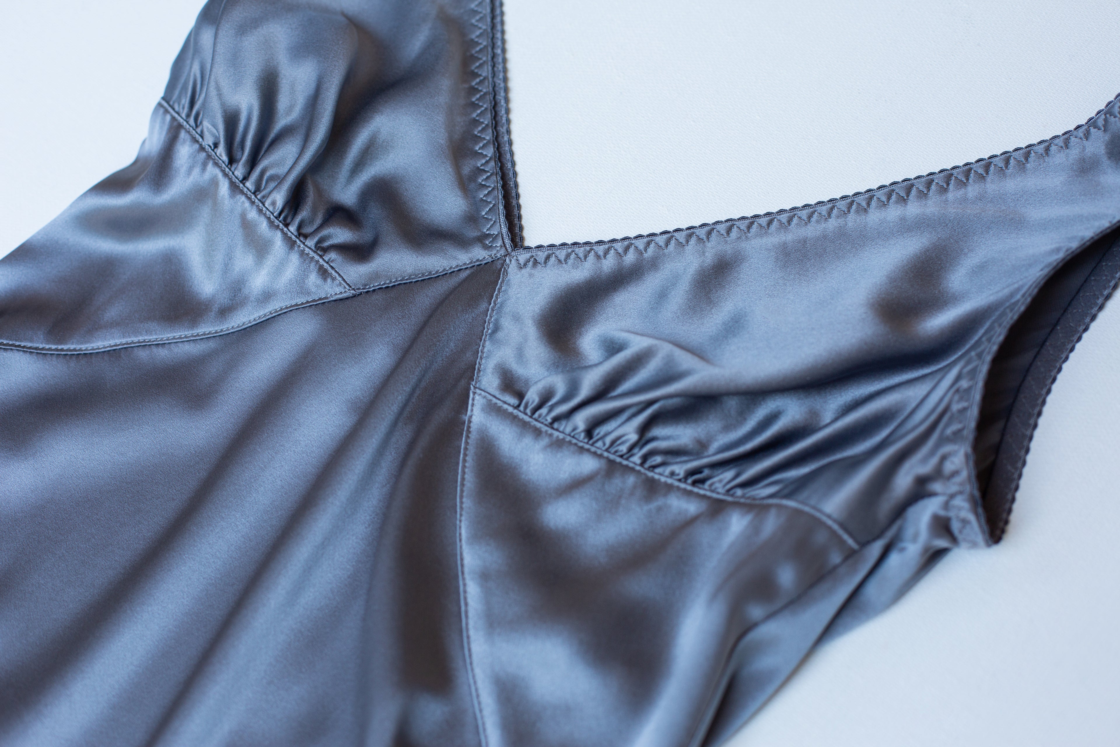 INFATUATED SILK MAXI DRESS