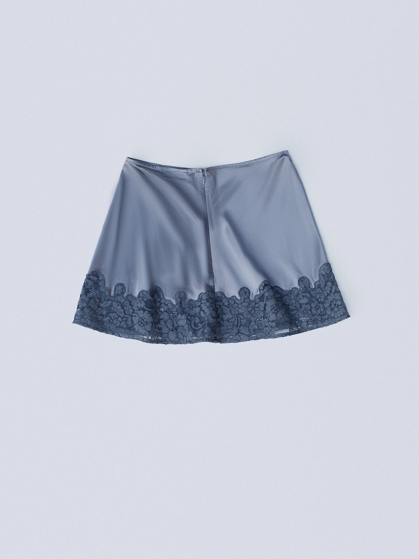 INFATUATED SILK MINI SKIRT