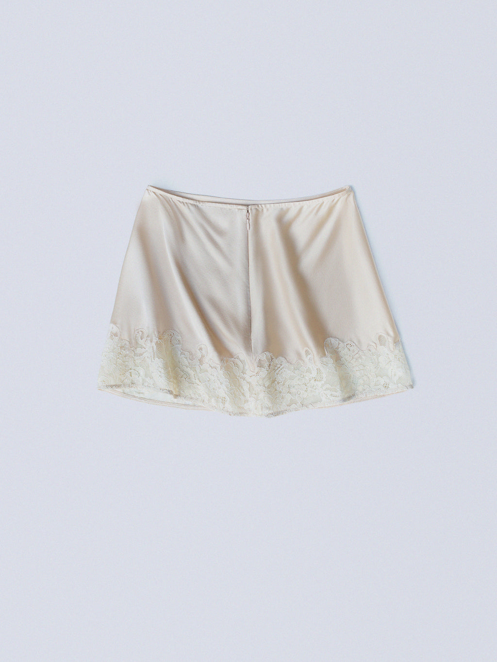 INFATUATED SILK MINI SKIRT