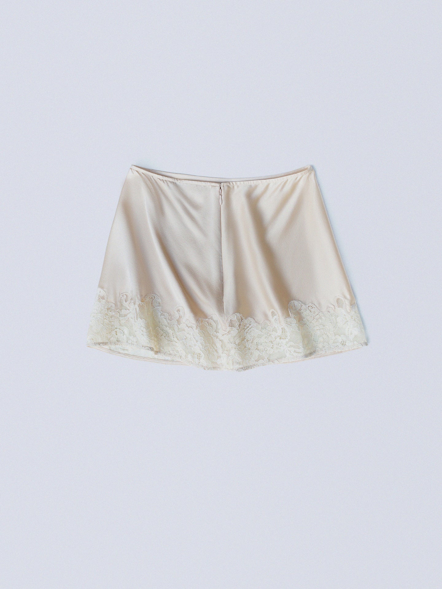 INFATUATED SILK MINI SKIRT