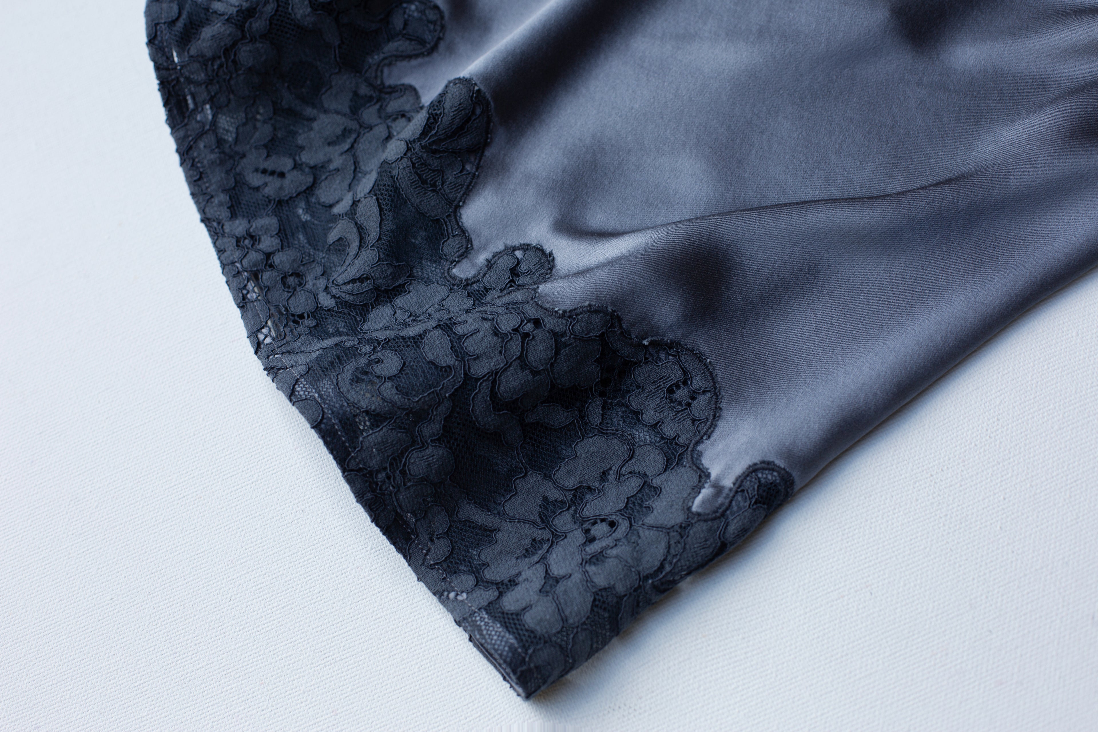 INFATUATED SILK MINI SKIRT