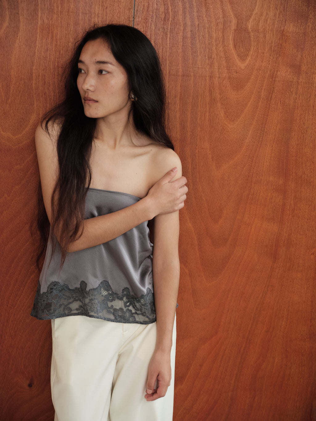 INFATUATED SILK MINI SKIRT