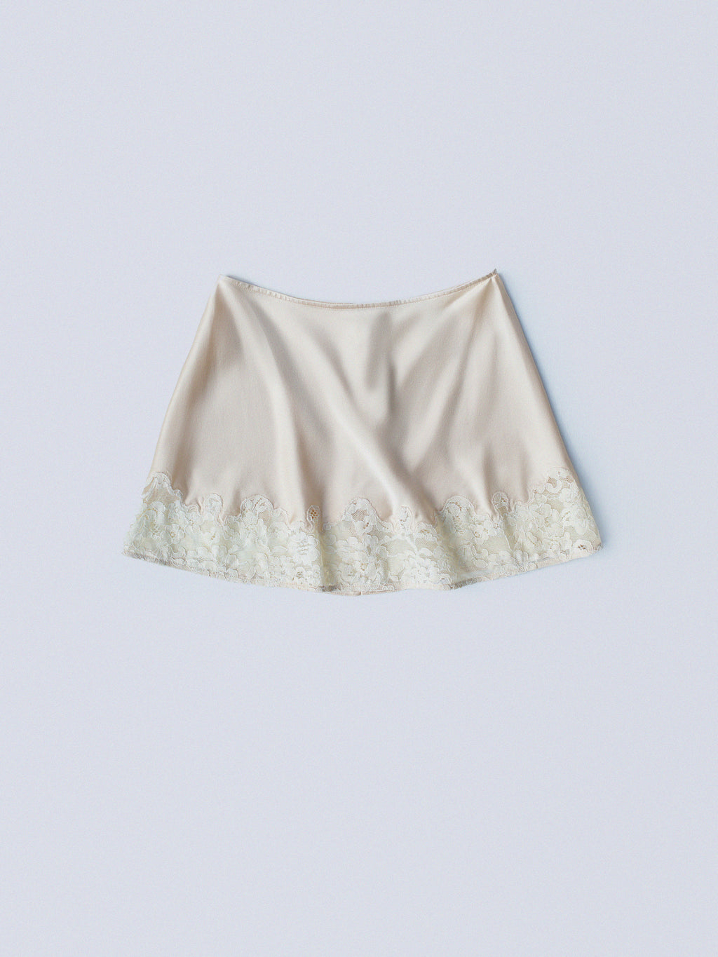 INFATUATED SILK MINI SKIRT
